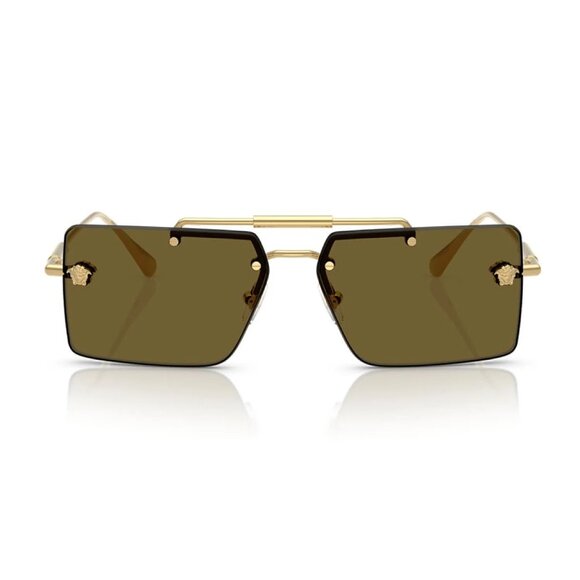 NEW VERSACE SUNGLASSES MOD 2245 WOMEN GOLD VE2245 100273, VE2245 1002/73
